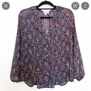 NWT - J. Crew Mercantile floral blouse, size XXL